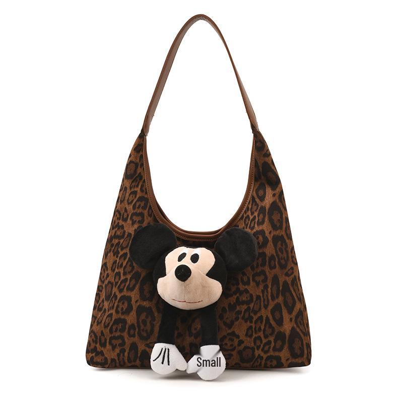 Large Leopard Print Plush Suede Tote Bag - 2025 Autumn/Winter Fashion for Women One Size
Large Leopard Print Plush Suede Tote Bag - 2025 Autumn/Winter Fashion for Women One Size