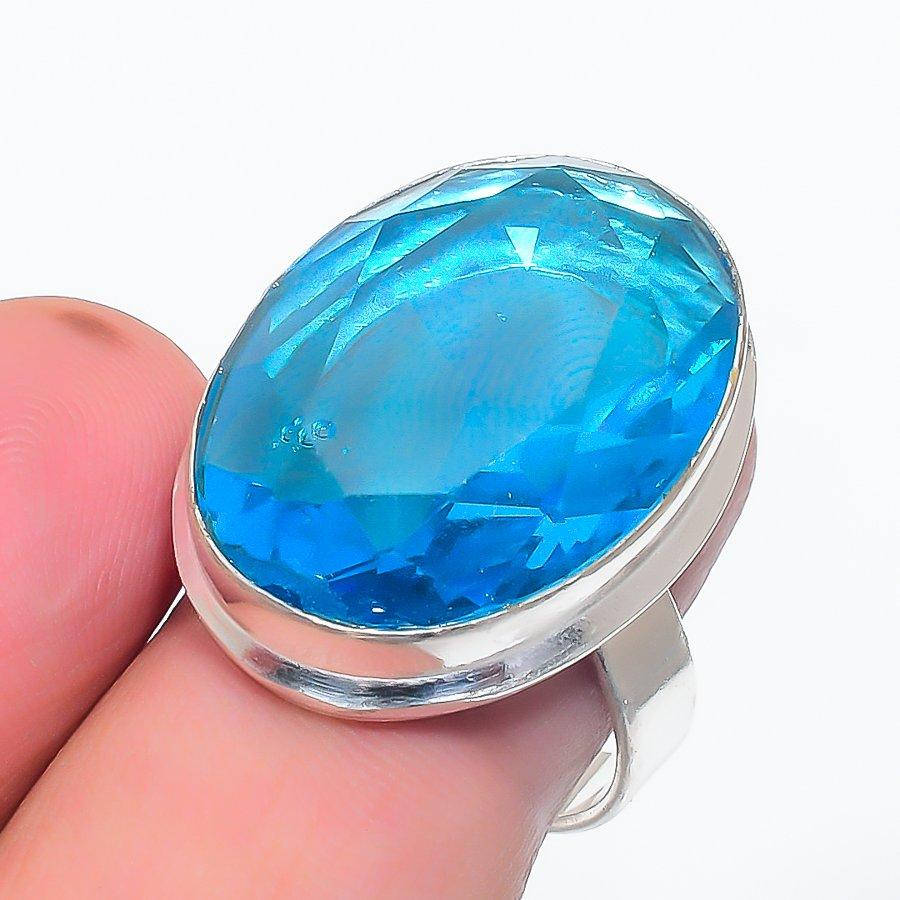 Natural Blue Topaz Gemstone 925 Sterling Silver Jewelry Ring Size 8 y2l47 
Natural Blue Topaz Gemstone 925 Sterling Silver Jewelry Ring Size 8 y2l47