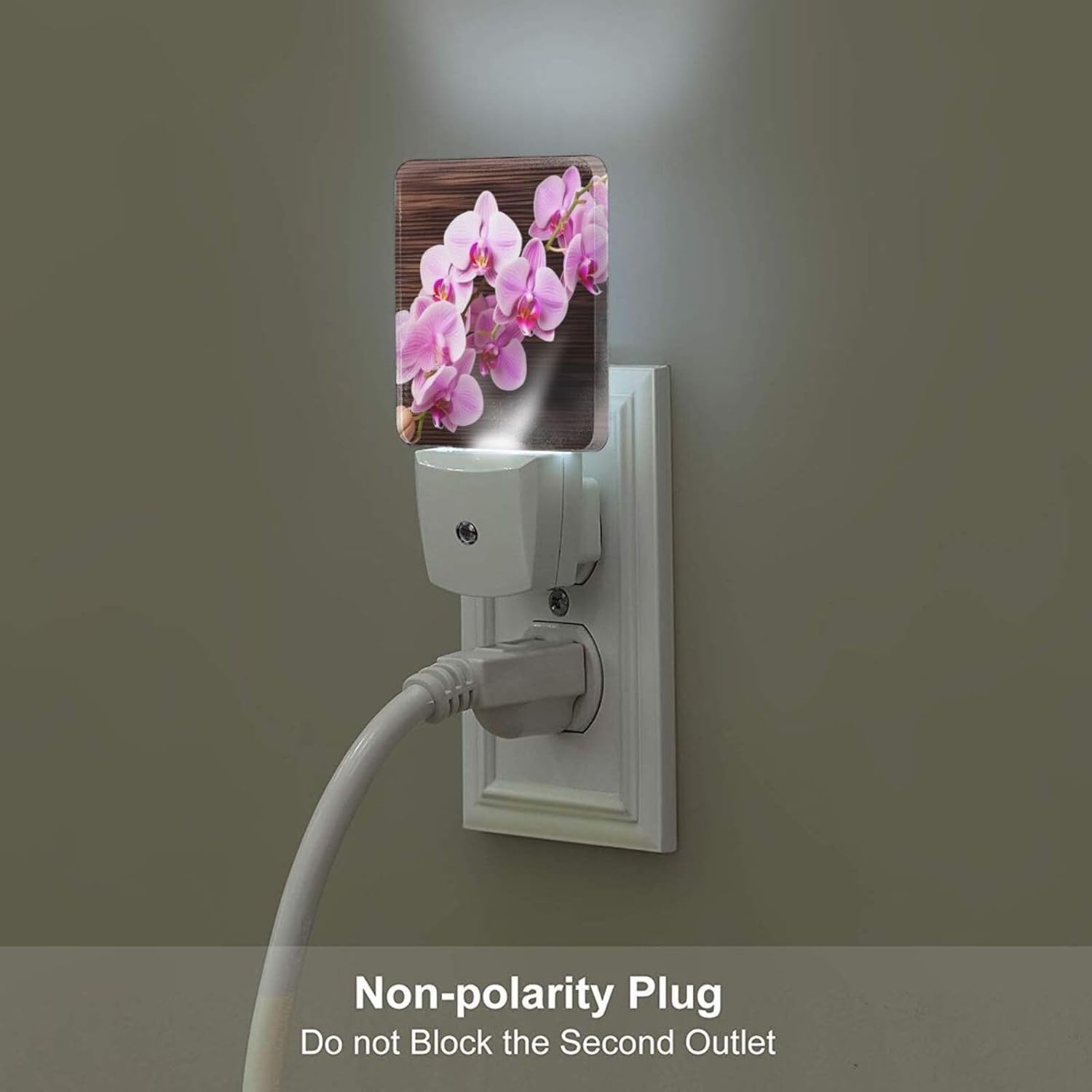 Orchid Flower Night Light Plug into Wall, Plug in Night Lights with Dusk to Dawn Sensor Night Lamp, 3000K Soft White, Auto-On/Off Led Nightlight for US белый
Orchid Flower Night Light Plug into Wall, Plug in Night Lights with Dusk to Dawn Sensor Night Lamp, 3000K Soft White, Auto-On/Off Led Nightlight for US белый