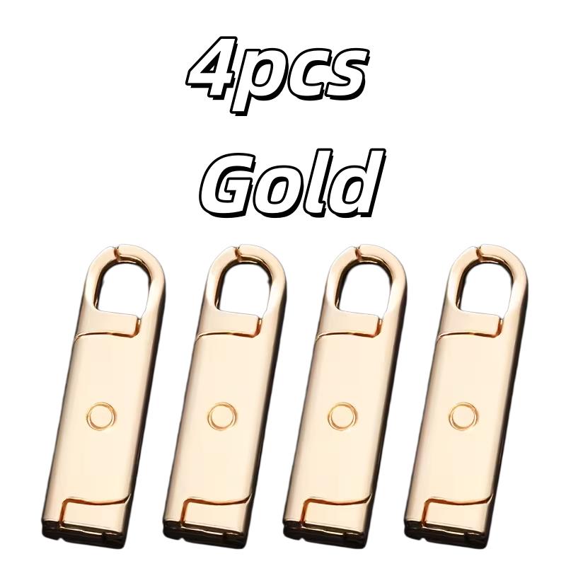 4pcs Rotating Zipper Pulls – Alloy, Detachable, Black/Gold/Rose Gold/Silver, for Luggage & Bags
4pcs Rotating Zipper Pulls – Alloy, Detachable, Black/Gold/Rose Gold/Silver, for Luggage & Bags