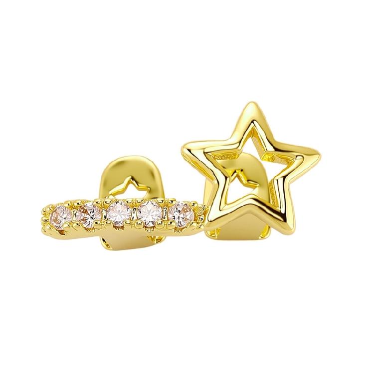 Unique Star Shape Fang Grillzs Copper Body Jewelry Comfortable Wear Tooth Decoration for Role Playing and Performances
Unique Star Shape Fang Grillzs Copper Body Jewelry Comfortable Wear Tooth Decoration for Role Playing and Performances