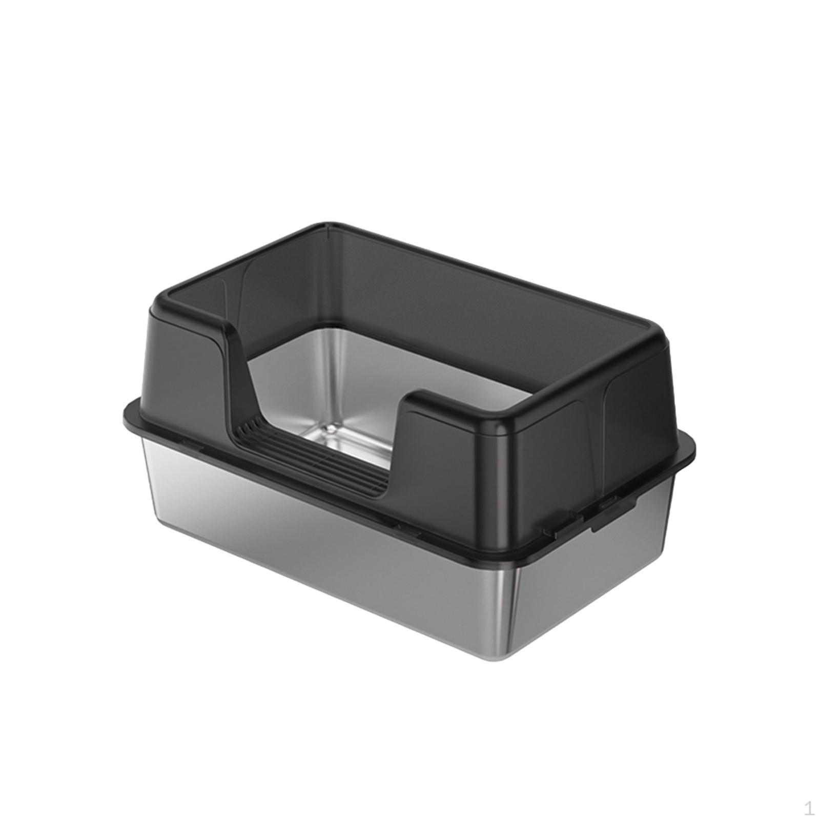 Кошачий туалет, песочница, переносной контейнер с высокими бортами, туалет для домашних животных, полу 50cmx35cmx28cm black
Кошачий туалет, песочница, переносной контейнер с высокими бортами, туалет для домашних животных, полу 50cmx35cmx28cm black