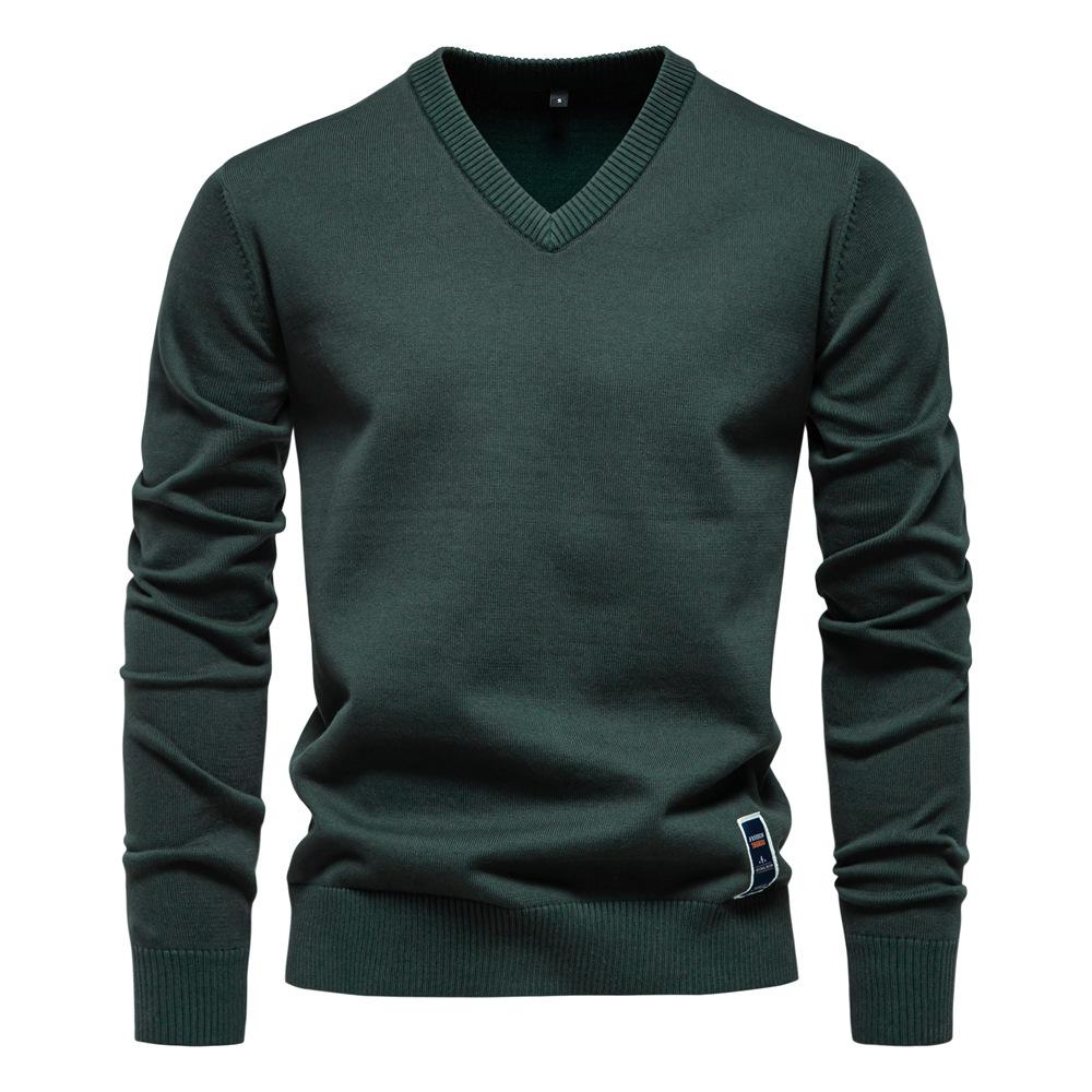 Autumn and Winter New Cotton Solid Color Sweater V-neck Trendy Men s Sweater Men s Sweater 2XL
Autumn and Winter New Cotton Solid Color Sweater V-neck Trendy Men s Sweater Men s Sweater 2XL