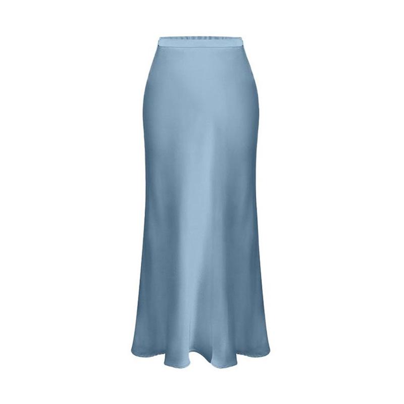 European and American Solid Color Drapey Gauze Midi Skirt for Women - Casual and Chic L світло-синій колір
European and American Solid Color Drapey Gauze Midi Skirt for Women - Casual and Chic L світло-синій колір