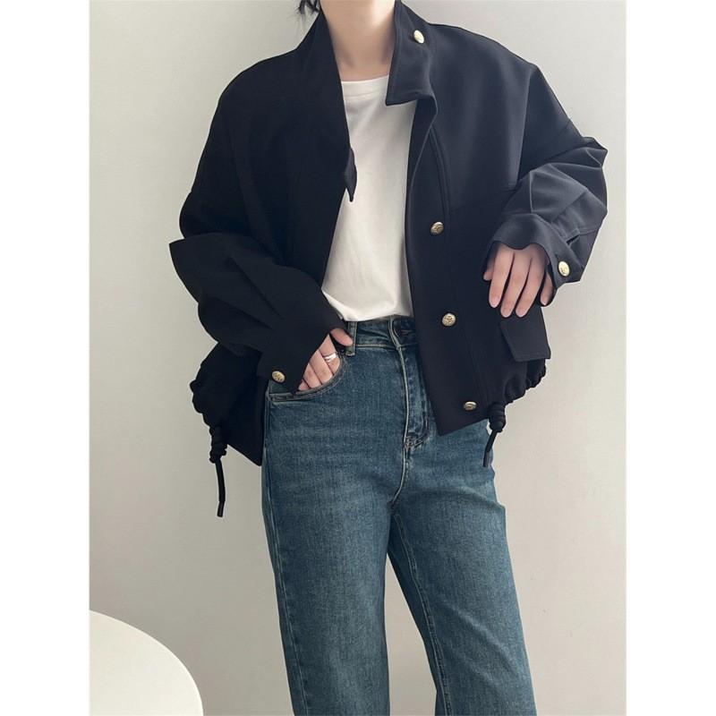 Женская повседневная однотонная укороченная джинсовая куртка с длинными рукавами XL чёрный
Женская повседневная однотонная укороченная джинсовая куртка с длинными рукавами XL чёрный