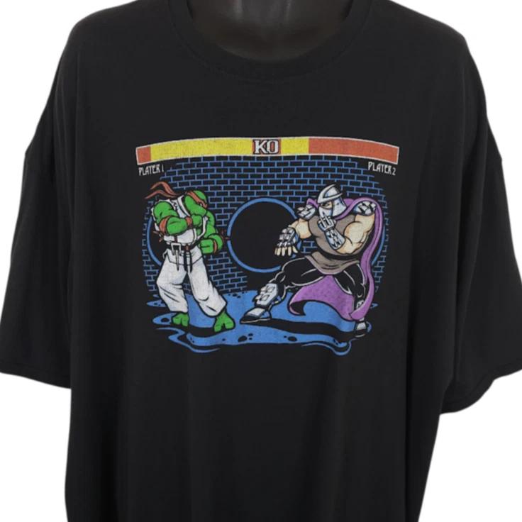 Teenage Mutant Ninja Turtles 100% Cotton T-shirt Mens Tees Top Mens Size 4XLT Black Michelangelo Shredder XL
Teenage Mutant Ninja Turtles 100% Cotton T-shirt Mens Tees Top Mens Size 4XLT Black Michelangelo Shredder XL