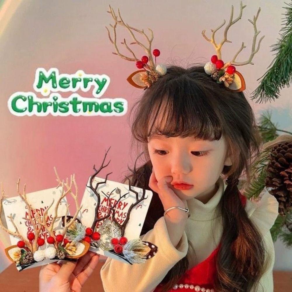 Заколка для волос из смолы Xmas Reen Olen, тканевая рождественская заколка для волос, подарок, заколка для волос из рогов лося, ежедневная Style D 
Заколка для волос из смолы Xmas Reen Olen, тканевая рождественская заколка для волос, подарок, заколка для волос из рогов лося, ежедневная Style D