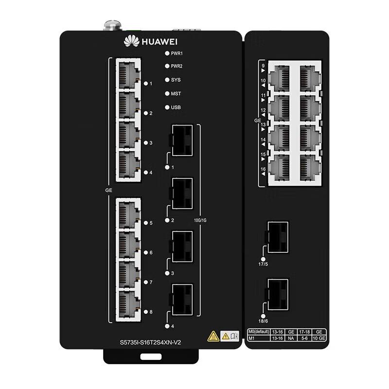Huawei S5735I-S16T2S4XN-V2 Industrial Ethernet Switch
Huawei S5735I-S16T2S4XN-V2 Industrial Ethernet Switch