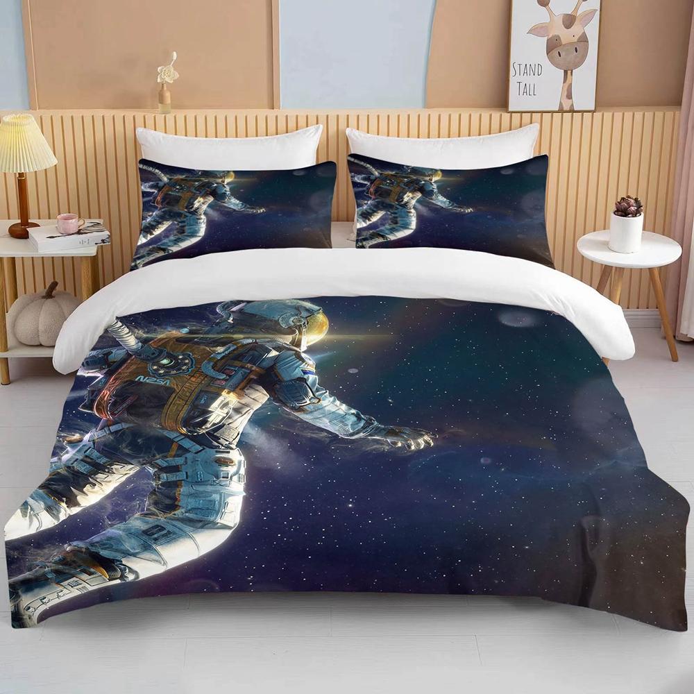 10 размеров Космический астронавт Комплект постельного белья Квин Кинг Односпальный Мультяшные пододеяльники с наволочкой Комплекты покрывал для мальчиков девочек EU single(135x200cm)
10 размеров Космический астронавт Комплект постельного белья Квин Кинг Односпальный Мультяшные пододеяльники с наволочкой Комплекты покрывал для мальчиков девочек EU single(135x200cm)