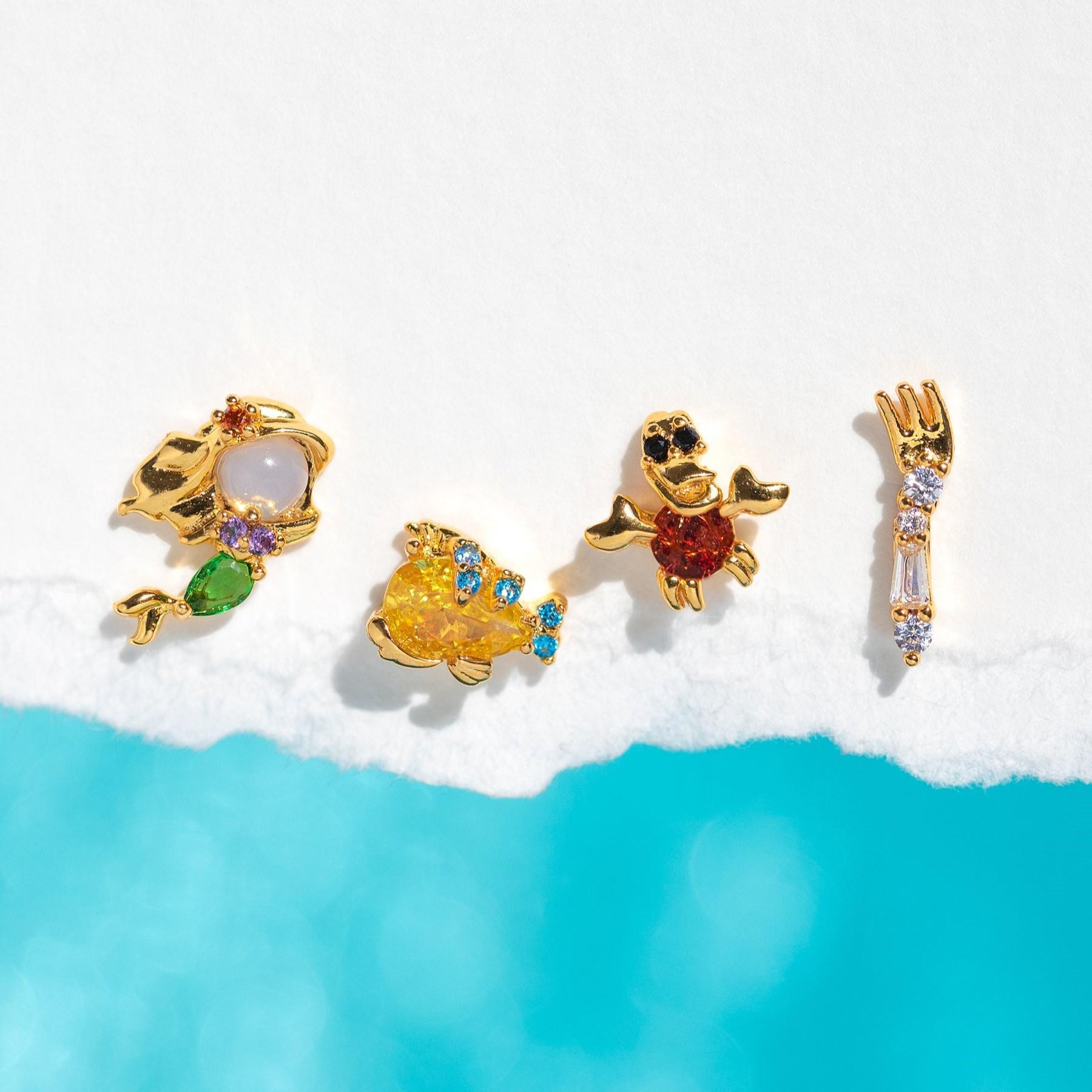 New ins Cute Cartoon Princess Earrings Set For Women Girl Fashion Vintage Colorful Zircon Stud Earring Jewelry Gift
New ins Cute Cartoon Princess Earrings Set For Women Girl Fashion Vintage Colorful Zircon Stud Earring Jewelry Gift