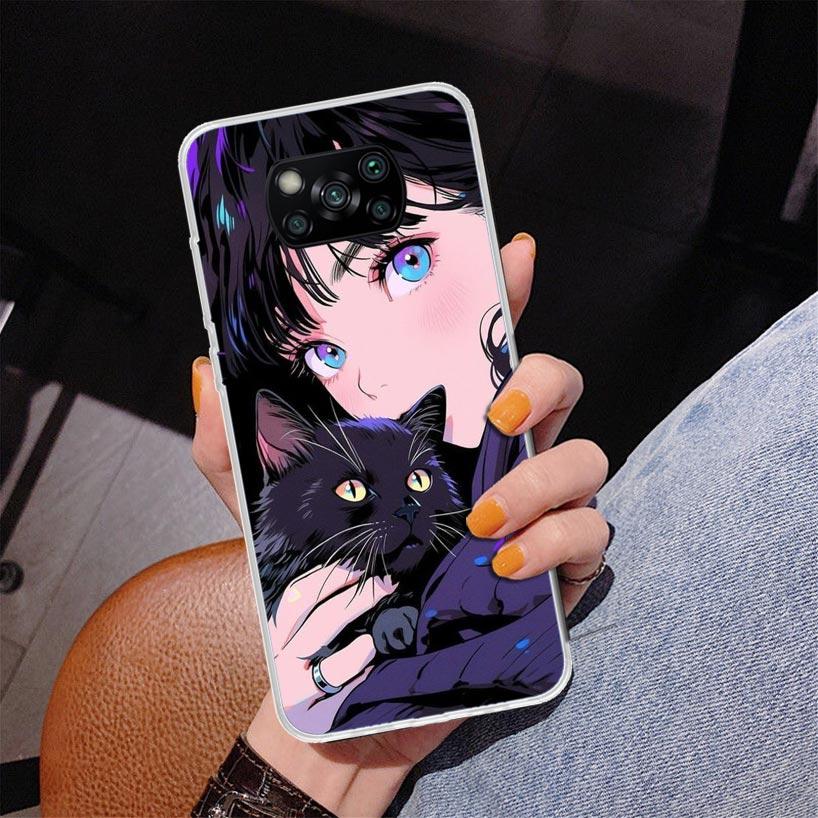 Anime Girls Cute Black Cat Phnoe Case for Xiaomi Poco X5 X6 X7 Pro X4 Gt F7 Ultra M8 M7 Redmi 15C 15 13C 13 12C 12 Unique Cover Xiaomi Poco X5
Anime Girls Cute Black Cat Phnoe Case for Xiaomi Poco X5 X6 X7 Pro X4 Gt F7 Ultra M8 M7 Redmi 15C 15 13C 13 12C 12 Unique Cover Xiaomi Poco X5