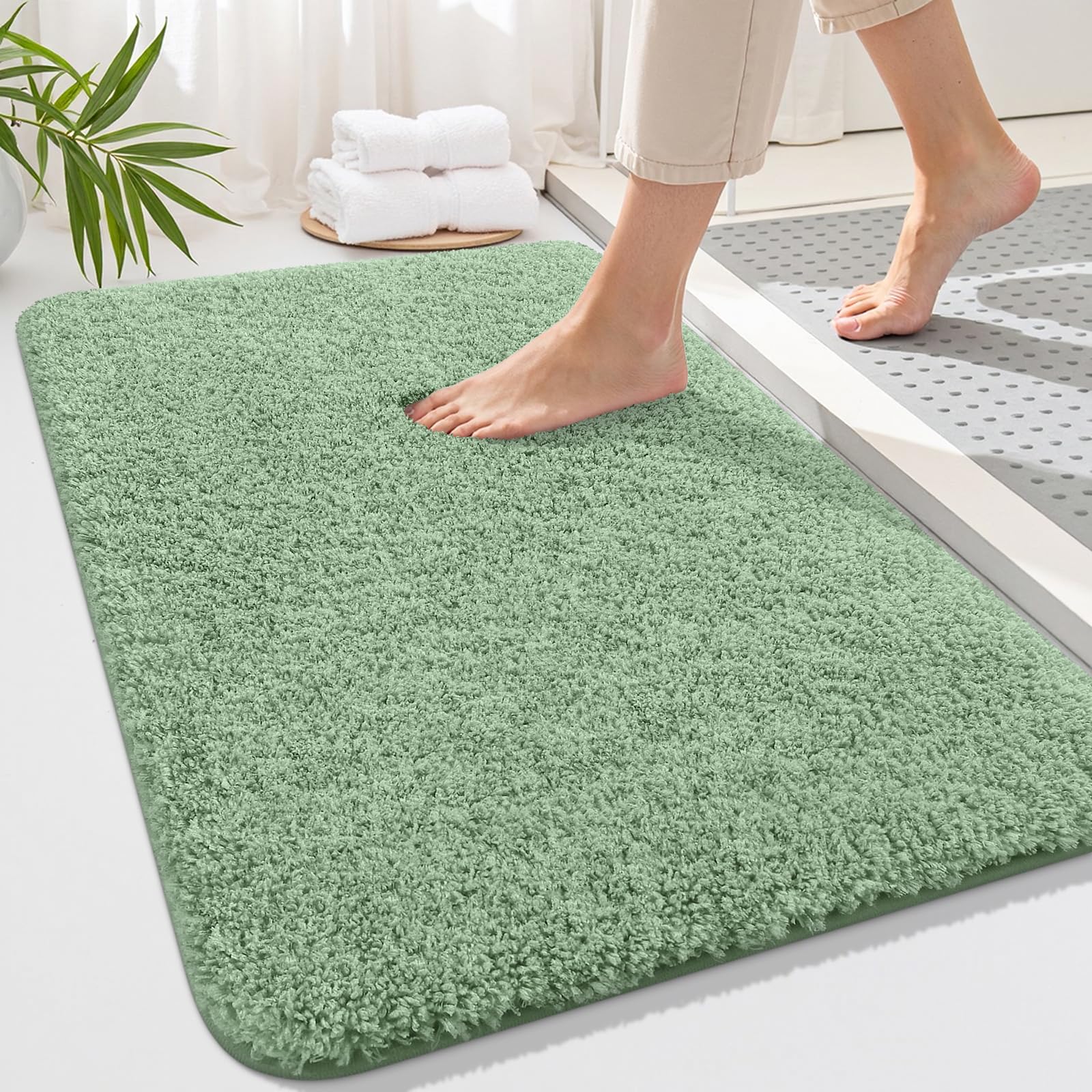 Olanly Soft Bathroom Plush Rug Absorbent Quick Dry Bath Mat Shower Pad Floor Protector Decor Non-Slip Living Room Bedroom Carpet 40X60cm
Olanly Soft Bathroom Plush Rug Absorbent Quick Dry Bath Mat Shower Pad Floor Protector Decor Non-Slip Living Room Bedroom Carpet 40X60cm