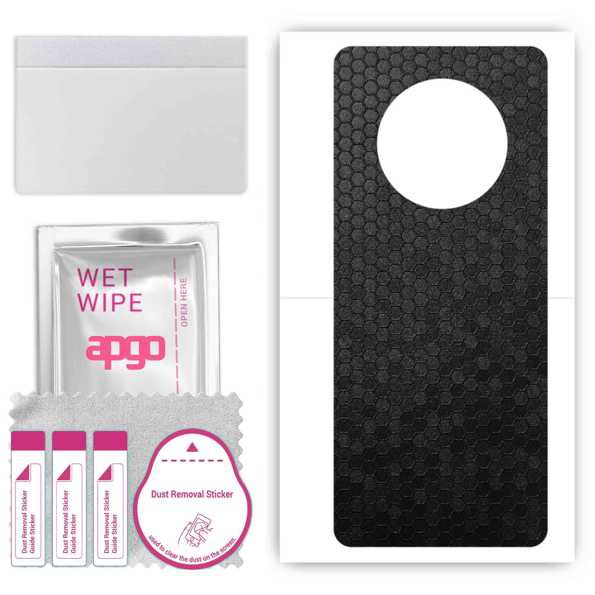 apgo Protective Skin Sticker for the back compatible with Cubot Max 3, Wrap Film, Foil, Vinyl - Pattern Black Honeycomb
apgo Protective Skin Sticker for the back compatible with Cubot Max 3, Wrap Film, Foil, Vinyl - Pattern Black Honeycomb