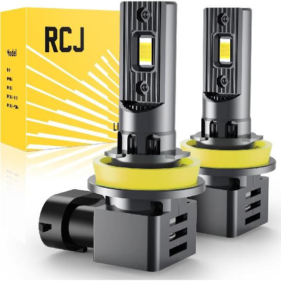 RCJ H11 LED Bulb, H8 H9 H16 Fog Bulbs 100W 30000LM Super Bright with Cooling Fan, Cool White Fog Lights, Plug and Play, Pack of 2 H11/H9/H8 холодний білий колір
RCJ H11 LED Bulb, H8 H9 H16 Fog Bulbs 100W 30000LM Super Bright with Cooling Fan, Cool White Fog Lights, Plug and Play, Pack of 2 H11/H9/H8 холодний білий колір