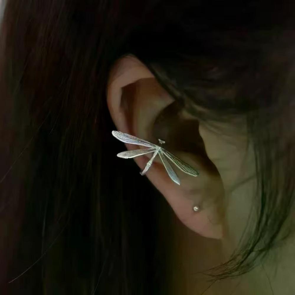 1 PC Silver Dragonfly No Hole Ear Delicate Fashion Jewelry Hot Bone Clip Earrings For Women
1 PC Silver Dragonfly No Hole Ear Delicate Fashion Jewelry Hot Bone Clip Earrings For Women