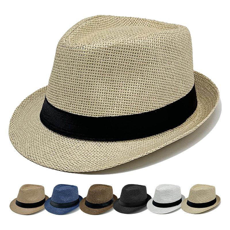 British jazz hat, sunscreen hat, men s top hat, summer sunshade, papyrus straw hat, direct sales, sufficient stock. M(56-58cm) бежевий
British jazz hat, sunscreen hat, men s top hat, summer sunshade, papyrus straw hat, direct sales, sufficient stock. M(56-58cm) бежевий