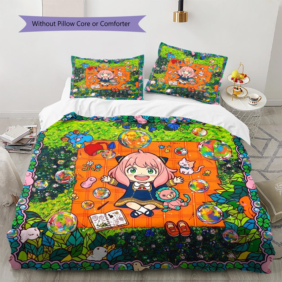 Anya Forger Pattern Bedding Quilt Set Quilt Cover Pillowcase Home Decoration Birthday Gift (1 * duvet cover + 2 * pillowcase, without core) 135x200cm
Anya Forger Pattern Bedding Quilt Set Quilt Cover Pillowcase Home Decoration Birthday Gift (1 * duvet cover + 2 * pillowcase, without core) 135x200cm