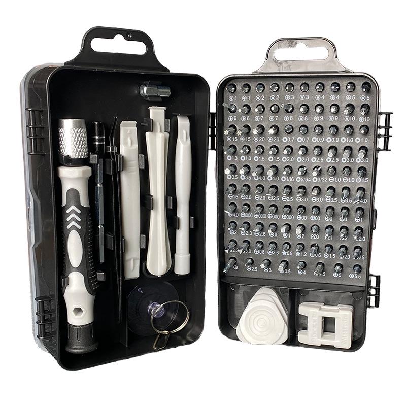 Многофункциональный набор инструментов для разборки и ремонта часов, компьютеров и мобильных телефонов, 115 в 1
Многофункциональный набор инструментов для разборки и ремонта часов, компьютеров и мобильных телефонов, 115 в 1