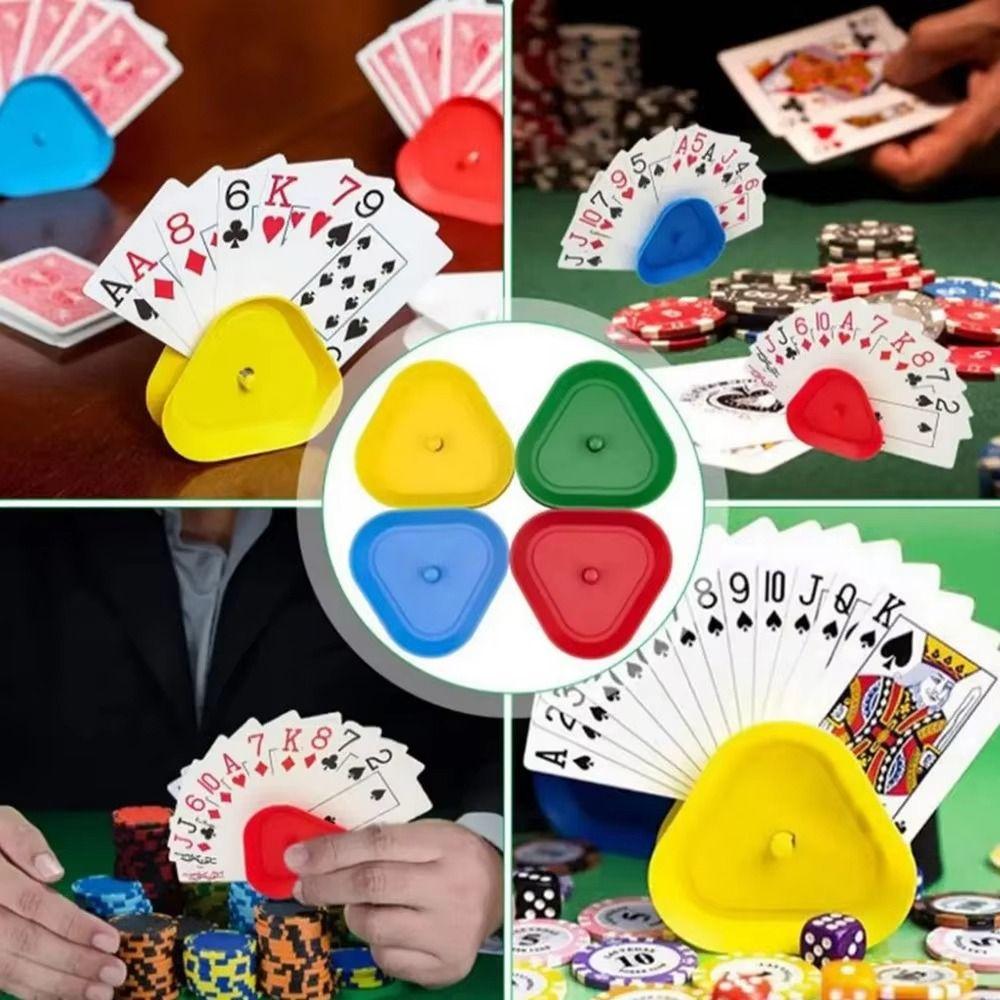 4Pcs/Set Spring-loaded Lazy Person Poker Seat Triangle Shaped Board Game Cards Stand Recreation 4pcs/set
4Pcs/Set Spring-loaded Lazy Person Poker Seat Triangle Shaped Board Game Cards Stand Recreation 4pcs/set