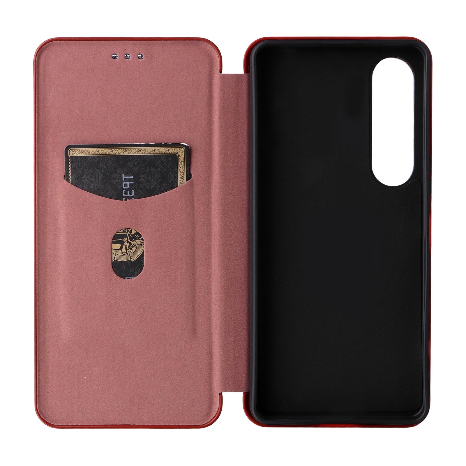 For Sony Xperia 1 VII Case Carbon Fiber Texture Drop-Proof PU Leather Phone Cover Brown
For Sony Xperia 1 VII Case Carbon Fiber Texture Drop-Proof PU Leather Phone Cover Brown