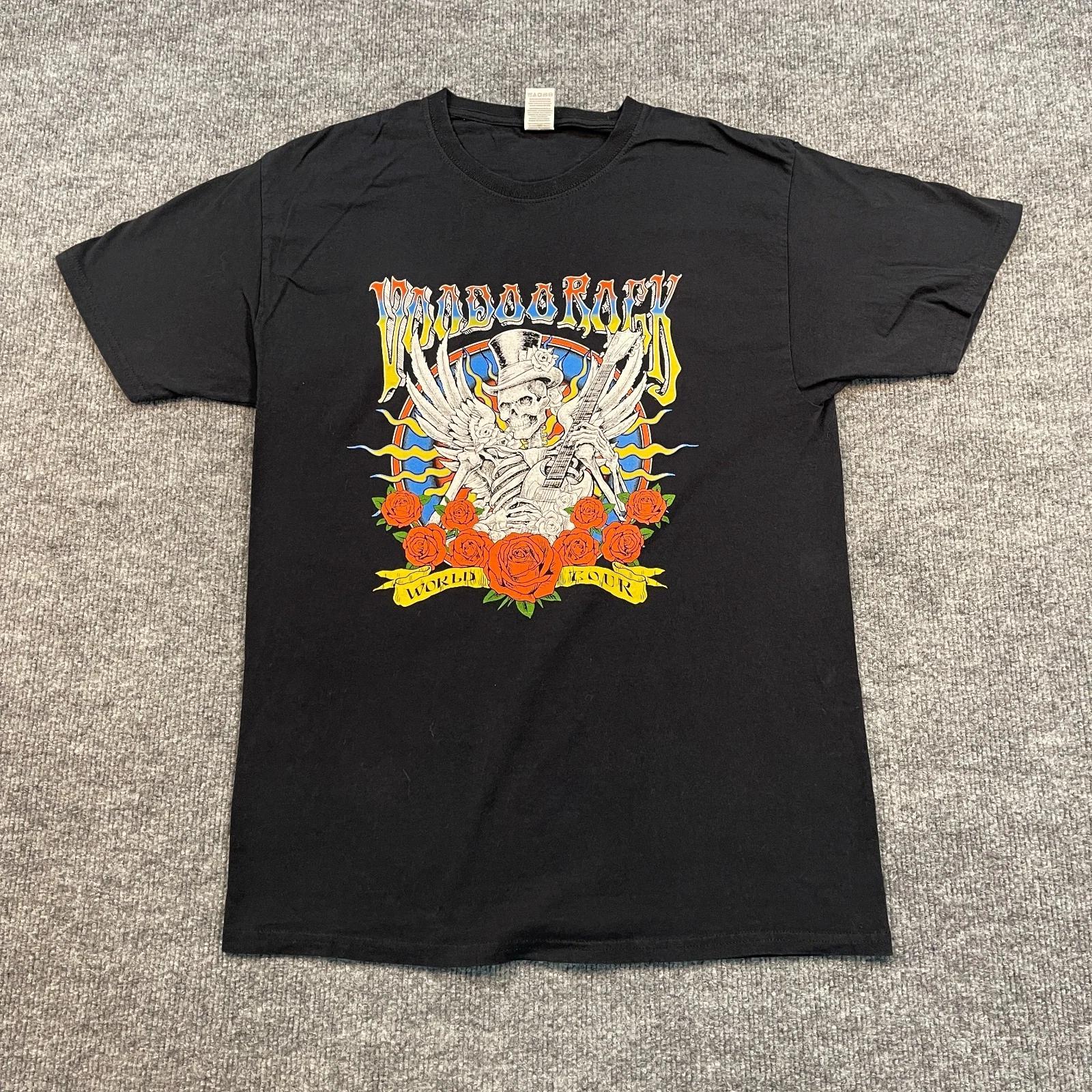 Vintage Voodoo Rock World Tour Shirt Medium 18x28 Skeleton Guitar Rose 2XL
Vintage Voodoo Rock World Tour Shirt Medium 18x28 Skeleton Guitar Rose 2XL