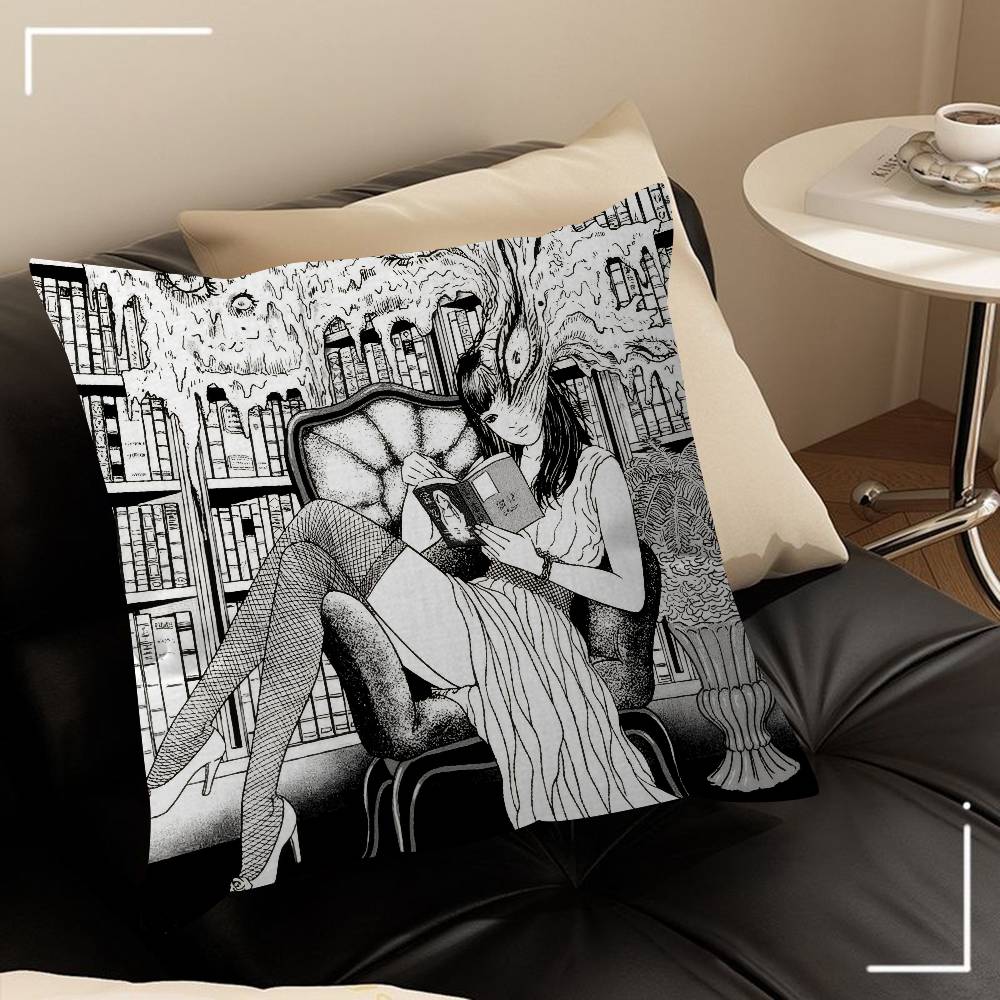 Japan Anime J-Junji Horror Ito Cushion Cover Pillow Cover Decor Pillowcase Printed Cushion Case for Couch 30cmx30cm
Japan Anime J-Junji Horror Ito Cushion Cover Pillow Cover Decor Pillowcase Printed Cushion Case for Couch 30cmx30cm