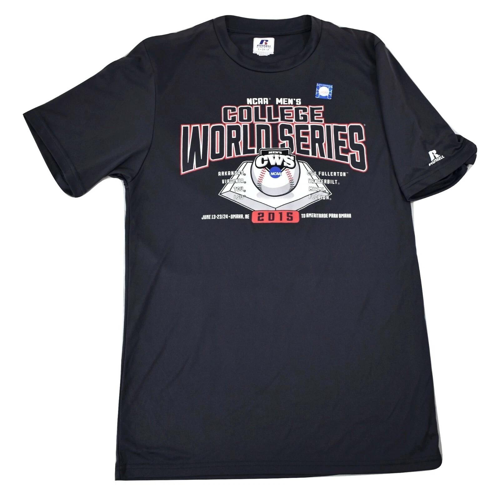 Russell Athletic Mens 2015 College World Series Baseball Dri-Power Shirt New S XL
Russell Athletic Mens 2015 College World Series Baseball Dri-Power Shirt New S XL