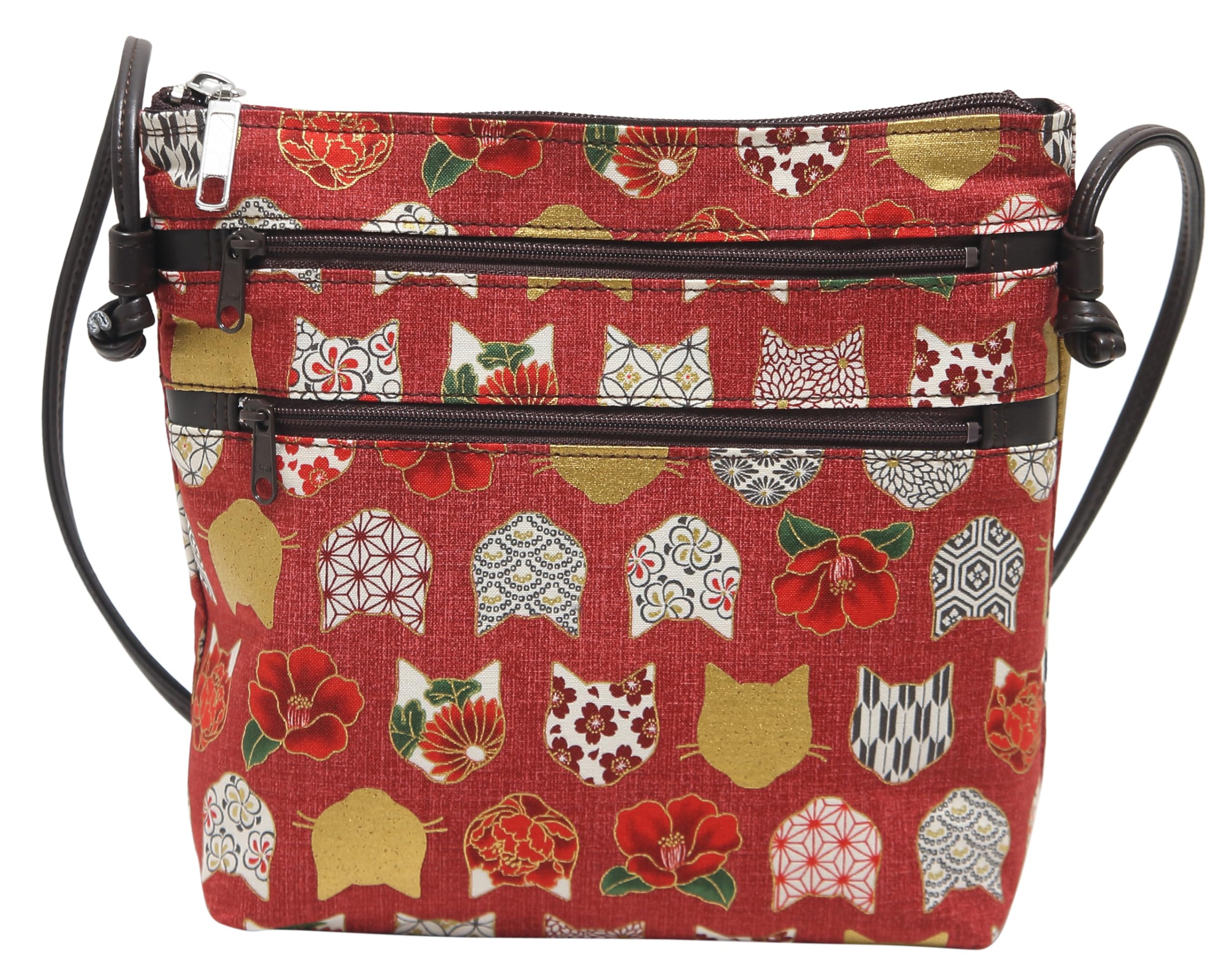Hasegawa Cat Print Shoulder Bag, Cute Japanese Pattern, Women s, Made in Japan (Red)
Hasegawa Cat Print Shoulder Bag, Cute Japanese Pattern, Women s, Made in Japan (Red)