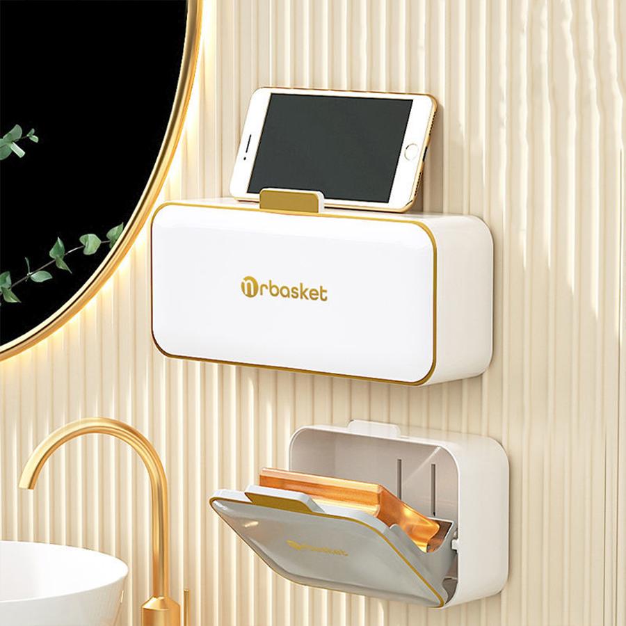 1 Soap Rack Equipped with Wall Mounted No Need for Punching Waterproof Easy To Clean Magnetic Suction To Open Lid
1 Soap Rack Equipped with Wall Mounted No Need for Punching Waterproof Easy To Clean Magnetic Suction To Open Lid