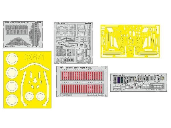 Eduard 1/72 Big Ed F-35B Parts Set (for Tamiya) Plastic Model Kit Parts EDUBIG72184 (Airplane)
Eduard 1/72 Big Ed F-35B Parts Set (for Tamiya) Plastic Model Kit Parts EDUBIG72184 (Airplane)