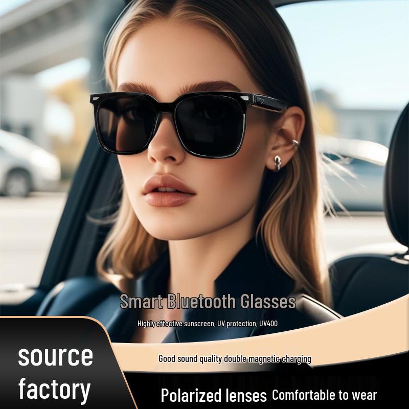 Smart Bluetooth Sunglasses with Polarized Lenses, Music, Calls, Navigation, and UV Protection
Smart Bluetooth Sunglasses with Polarized Lenses, Music, Calls, Navigation, and UV Protection