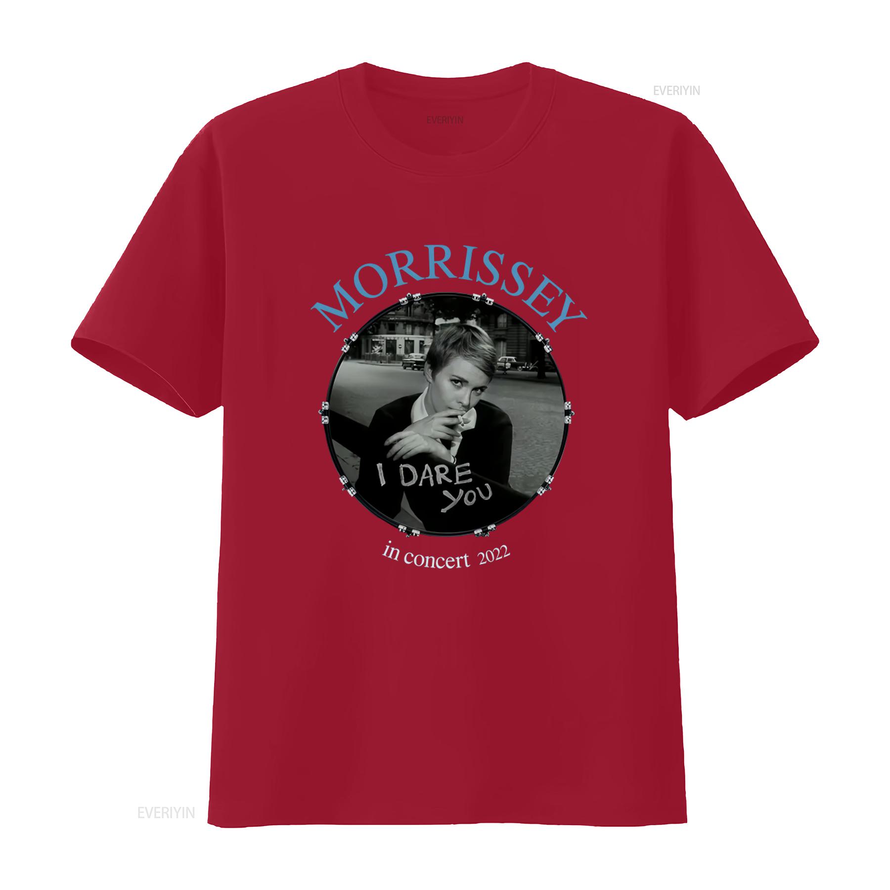 Morrissey Jean Seberg 2022 Organic T Shirt I Dare You In Concert Design Trendy Street Style vintage Washed Slightly homme Soft S
Morrissey Jean Seberg 2022 Organic T Shirt I Dare You In Concert Design Trendy Street Style vintage Washed Slightly homme Soft S