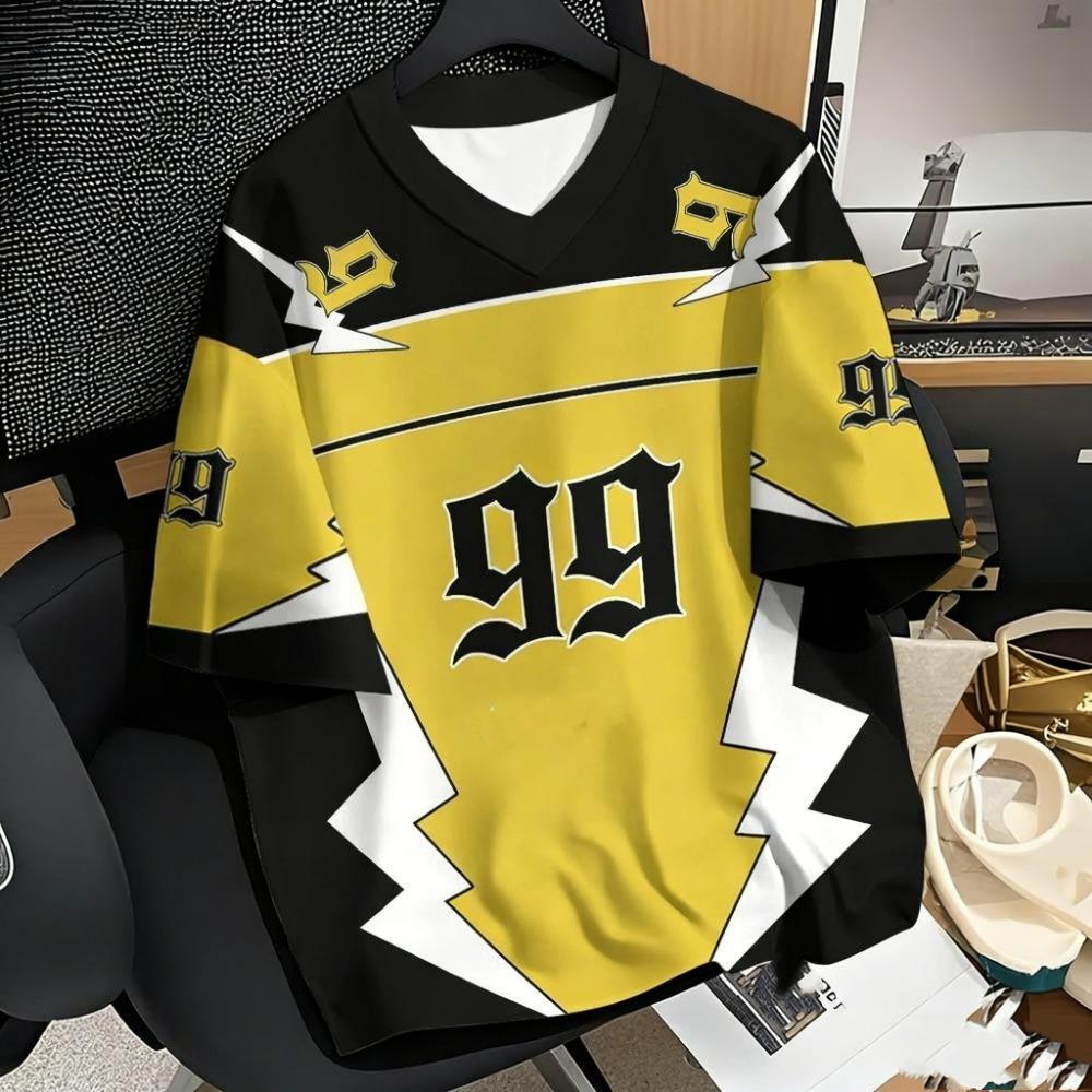 Fashion Number 99 3D Print Men s and Women s T-shirts Streetwear Casual Short Sleeve V-neck Clothing Outdoor Men s Tees Tops S
Fashion Number 99 3D Print Men s and Women s T-shirts Streetwear Casual Short Sleeve V-neck Clothing Outdoor Men s Tees Tops S