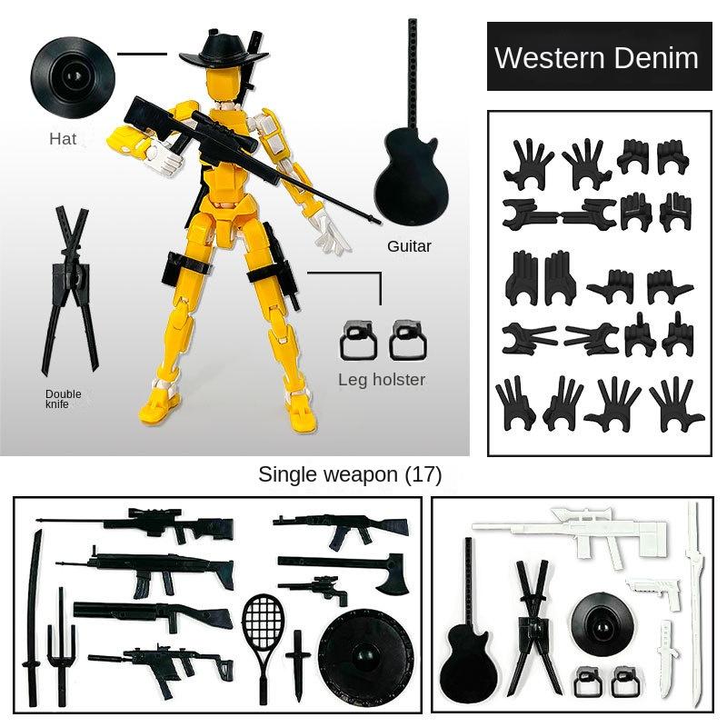 3D Printing 13 Joints Figure Articulate Movable Dummy Doll Diy Assembly Toy Lucky Dummy Doll Model Enjoyable Squid Doll Handmade Toy -A5471
3D Printing 13 Joints Figure Articulate Movable Dummy Doll Diy Assembly Toy Lucky Dummy Doll Model Enjoyable Squid Doll Handmade Toy -A5471