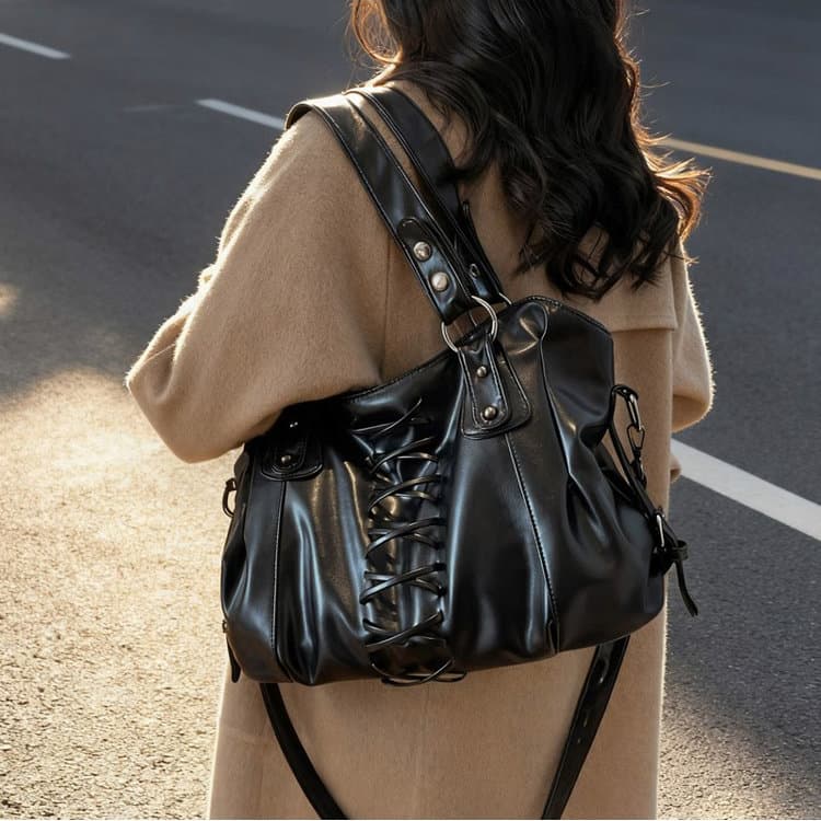 New Women s Tote Bag Shoulder Messenger Bag чёрный
New Women s Tote Bag Shoulder Messenger Bag чёрный