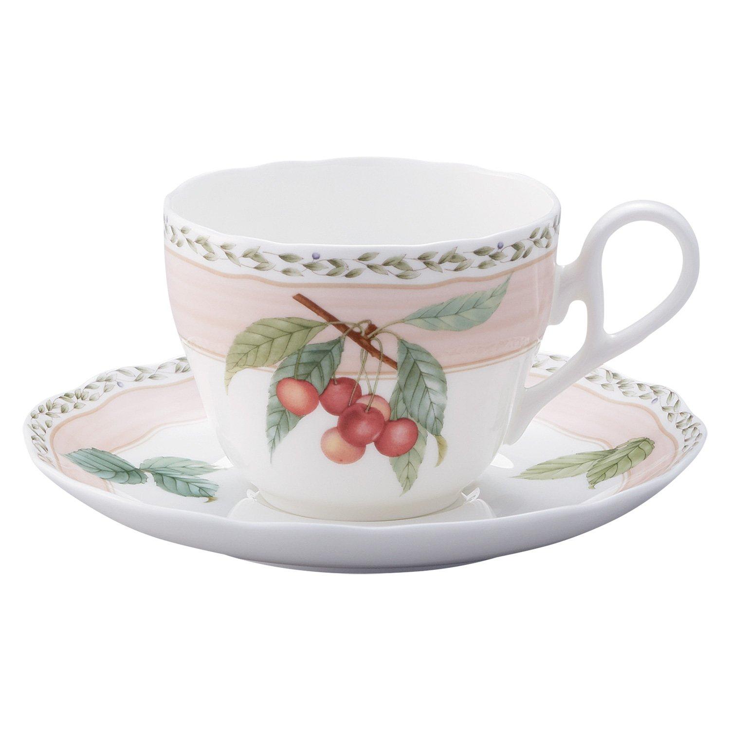 Noritake Orchard Garden Cup & Saucer (for both coffee and tea), 250cc, Microwave-Safe, Bone China, T97887/4911-2
Noritake Orchard Garden Cup & Saucer (for both coffee and tea), 250cc, Microwave-Safe, Bone China, T97887/4911-2