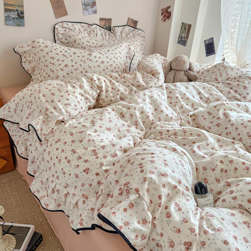 Комплект постельного белья в корейском стиле с цветочным принтом и оборками из вязаной двойной пряжи размера дабл, кинг, квин, пододеяльник, плоская/простыня на резинке, наволочки Fitted Sheet 1.5mBed
Комплект постельного белья в корейском стиле с цветочным принтом и оборками из вязаной двойной пряжи размера дабл, кинг, квин, пододеяльник, плоская/простыня на резинке, наволочки Fitted Sheet 1.5mBed