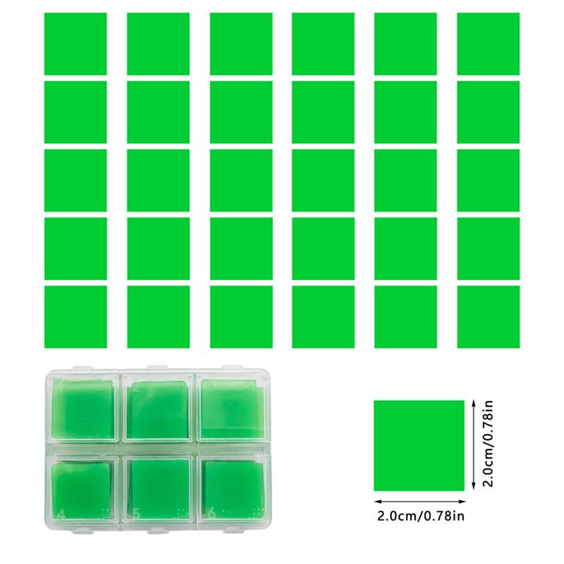 30PCS 2*2CM Diamond Painting Glue Clay With Box DIY Colorful Square Diamond Embroidery Dot Drill Mud Wax Embroidery Tool Set зелений
30PCS 2*2CM Diamond Painting Glue Clay With Box DIY Colorful Square Diamond Embroidery Dot Drill Mud Wax Embroidery Tool Set зелений