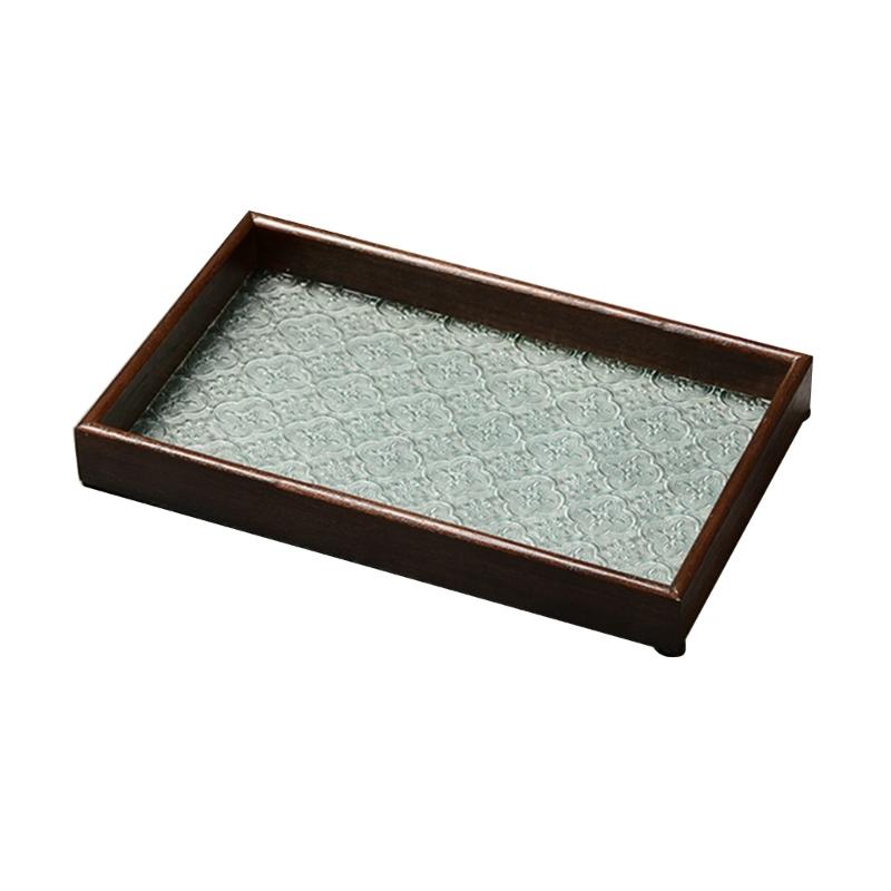 Vintage Wooden Embossed Glass Serving Tray Coffee Table Rectangle Decorative Platter Candle Holder Tray Home Decorations
Vintage Wooden Embossed Glass Serving Tray Coffee Table Rectangle Decorative Platter Candle Holder Tray Home Decorations