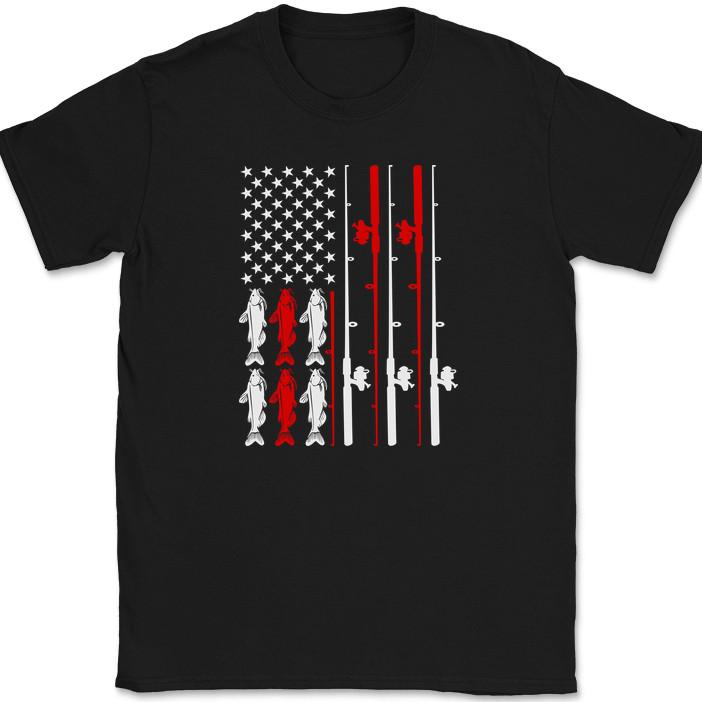 Catfish American Flag T-Shirt Funny Fishing Pole Tackle USA Pride Tee S
Catfish American Flag T-Shirt Funny Fishing Pole Tackle USA Pride Tee S
