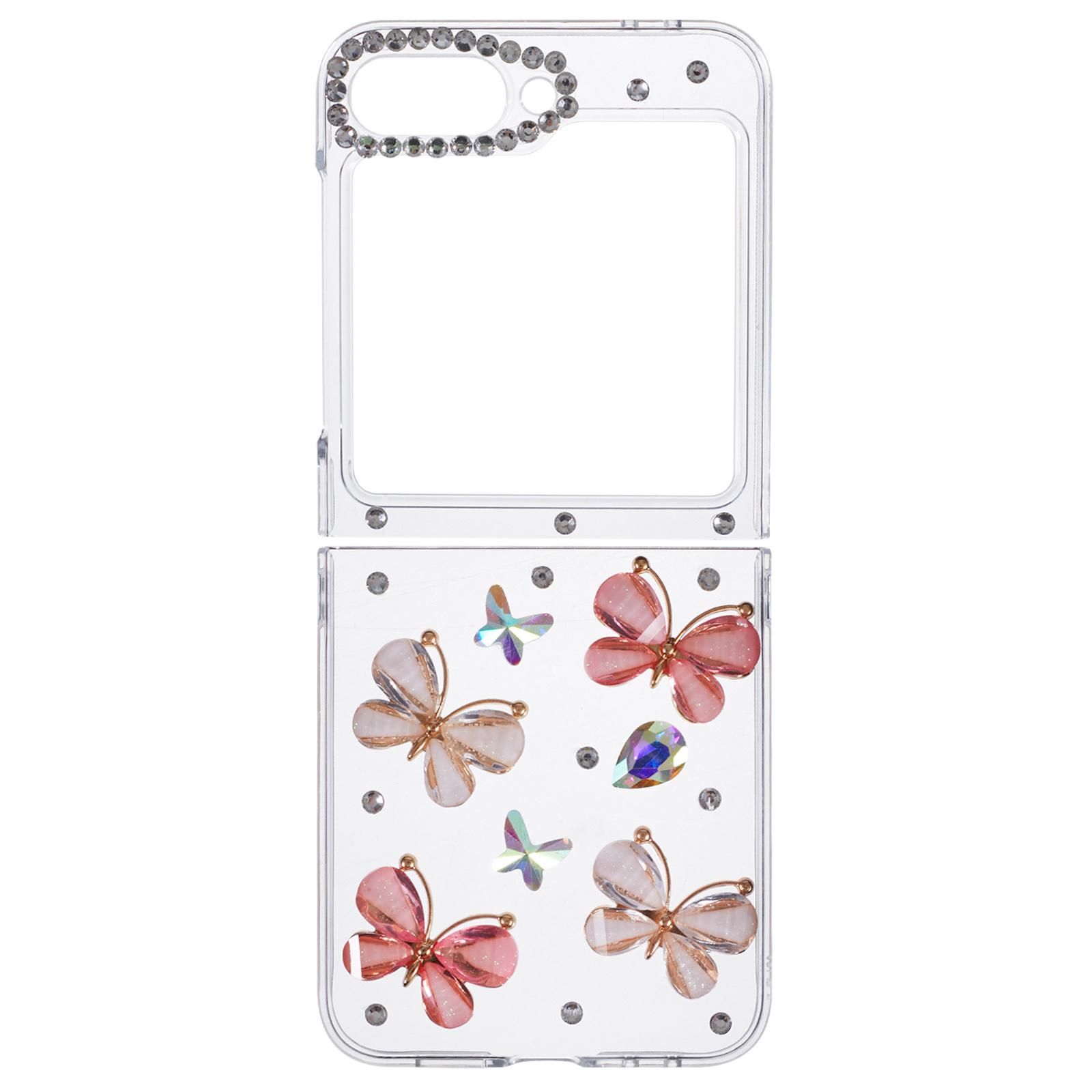 For Samsung Galaxy Z Flip6 5G Case 2-Piece Design Rhinestone Decor Plastic Phone Cover Flowers
For Samsung Galaxy Z Flip6 5G Case 2-Piece Design Rhinestone Decor Plastic Phone Cover Flowers