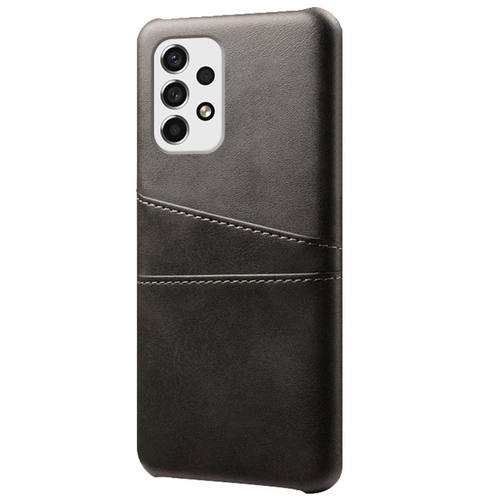 For Samsung Galaxy A53 5G Anti-scratch Card Holder Design PU Leather Coated Hard PC Double Protection Cover Cell Phone Case Rose Gold
For Samsung Galaxy A53 5G Anti-scratch Card Holder Design PU Leather Coated Hard PC Double Protection Cover Cell Phone Case Rose Gold