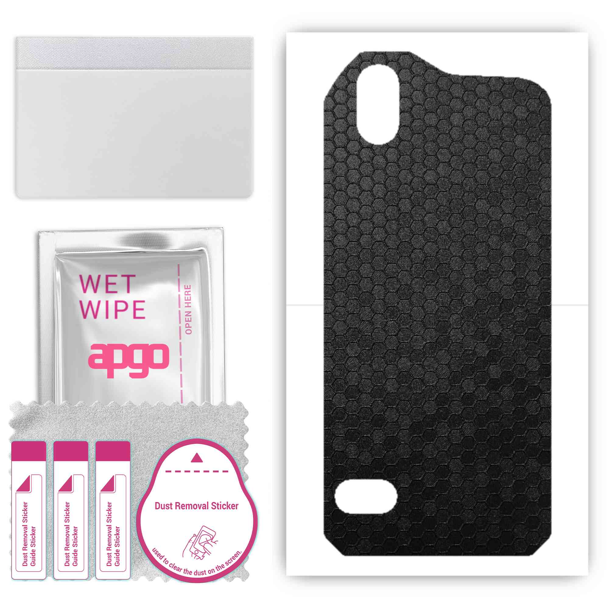 Apgo Protective Skin Sticker для задньої частини, сумісної з Cat S61, Wrap Film, Foil, Vinyl - Pattern Black Honeycomb
Apgo Protective Skin Sticker для задньої частини, сумісної з Cat S61, Wrap Film, Foil, Vinyl - Pattern Black Honeycomb