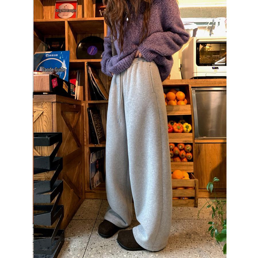 700g Lambswool Heavyweight Fleece Brushed Women s High-Waist Wide-Leg Warm Trousers Medium
700g Lambswool Heavyweight Fleece Brushed Women s High-Waist Wide-Leg Warm Trousers Medium
