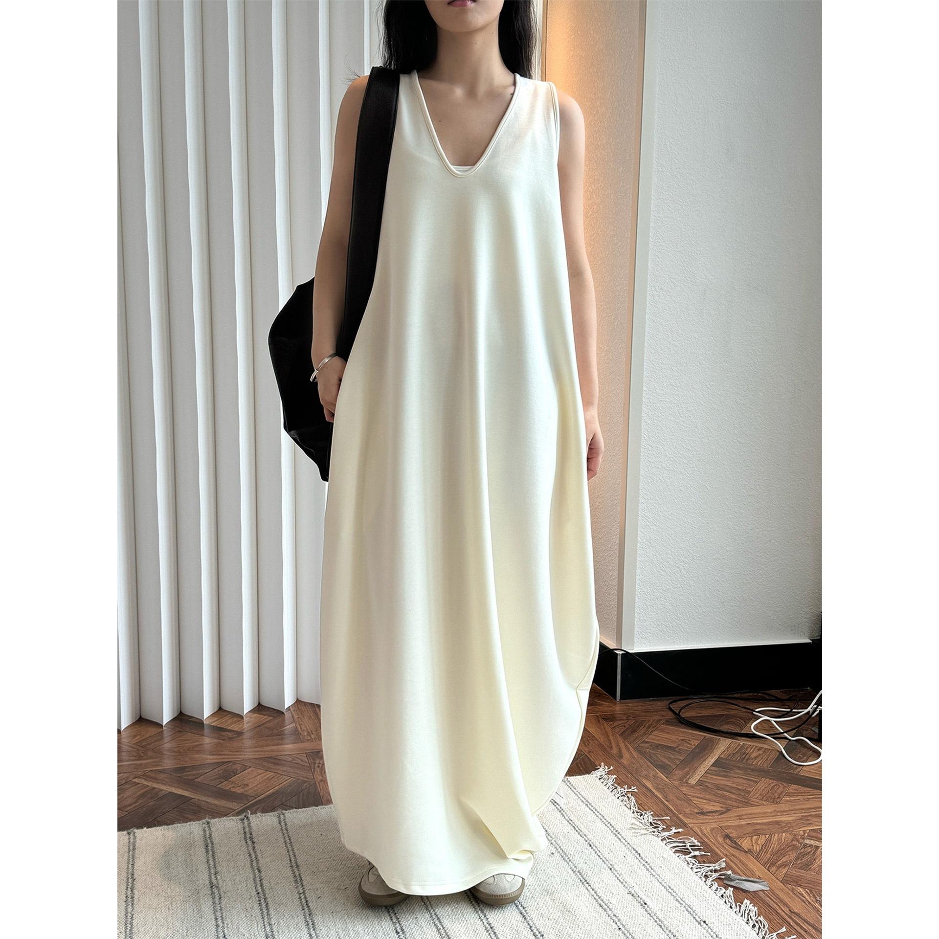 Johnature French-style U-neck Bud Dress Spring Summer Sleeveless Loose Comfortable Long Simple Women Dresses M
Johnature French-style U-neck Bud Dress Spring Summer Sleeveless Loose Comfortable Long Simple Women Dresses M