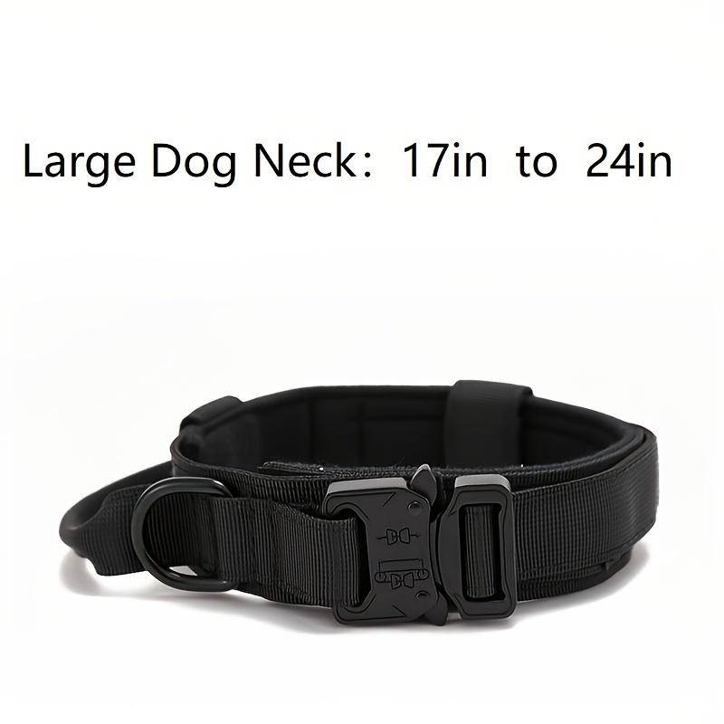 Military Tactical Dog Collar Adjustable Soft Nylon Outdoor Training K9 Collar with Handle and Metal M хакі
Military Tactical Dog Collar Adjustable Soft Nylon Outdoor Training K9 Collar with Handle and Metal M хакі
