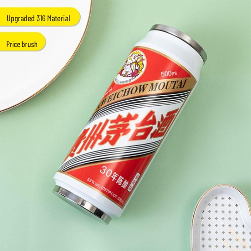 Korean Style Beer-Can Shaped Stainless Steel Thermos with Straw - Portable & Fashionable for Men, Women, Students
Korean Style Beer-Can Shaped Stainless Steel Thermos with Straw - Portable & Fashionable for Men, Women, Students