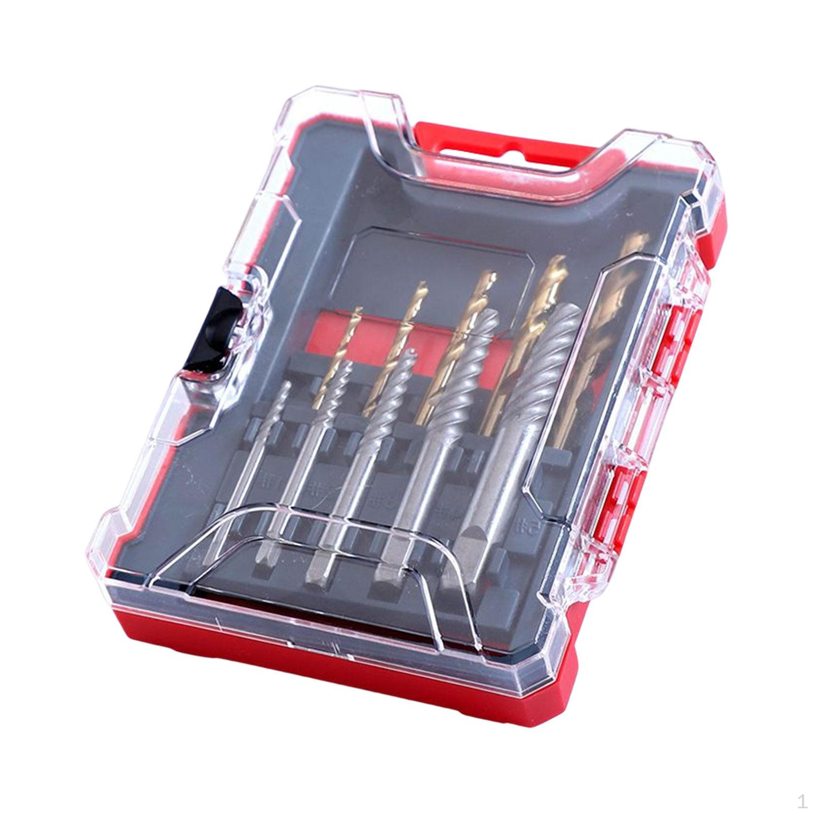 10Pcs HSS Steel Broken Damaged Remover Guide Set Removal Tools Easy Out Fastener Kit for
10Pcs HSS Steel Broken Damaged Remover Guide Set Removal Tools Easy Out Fastener Kit for