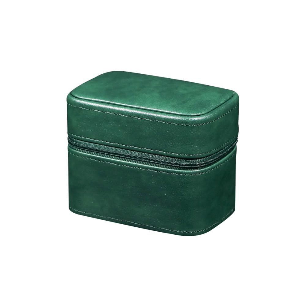 Whatna Genuine Leather Watch Case, Holds 2 Watches, Square Shape, High-Quality Thick Leather, Waterproof, Shockproof, Mini Jewelry Box, Ring Storage
Whatna Genuine Leather Watch Case, Holds 2 Watches, Square Shape, High-Quality Thick Leather, Waterproof, Shockproof, Mini Jewelry Box, Ring Storage