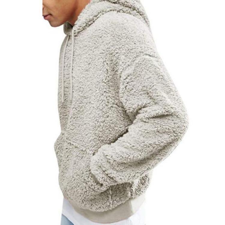 Men Casual Solid Color Hoodie Long Sleeve Pullover with Drawstring Hood XXXL сірий
Men Casual Solid Color Hoodie Long Sleeve Pullover with Drawstring Hood XXXL сірий